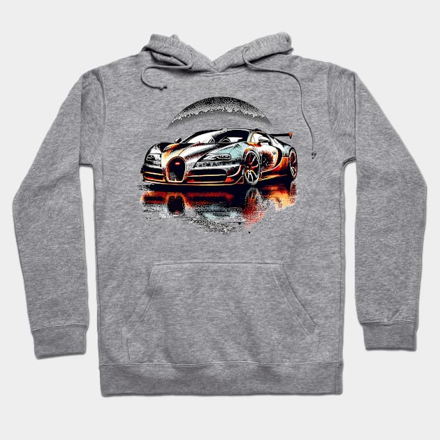 Bugatti Veyron Hoodie by Vehicles-Art